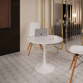 Velets 32 inch White Tulip Dining Table